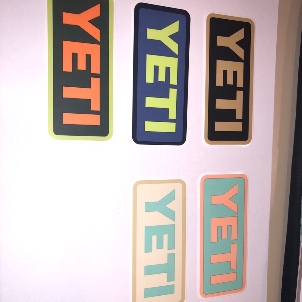 Yeti stickers